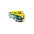 Miniatura Kombi Carroceria Verde Amarela Escala 1/32