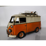 Miniatura Kombi Laranja Escala