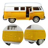 Miniatura Kombi Volksvagen Retro Em Metal Decoração Top