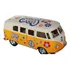 Miniatura Kombi Volkswagen 1962, Peace And Love, Escala 1/32