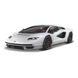 Miniatura Lamborghini Countach Branco Lpi 800 4 1 24 Bburago