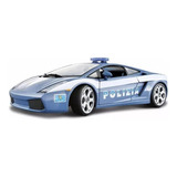 Miniatura Lamborghini Gallardo Polícia Polizia 1 24 Burago