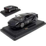 Miniatura Lamborghini Gallardo Preta 1 24 Burago Rara
