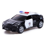 Miniatura Lamborghini Urus Kinsmart 1 38 Metal Preto Policia