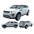 Miniatura Land Rover Evoque Carrinho De Ferro 1/36 - Branco