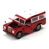 Miniatura Land Rover Vermelho Bburago 1