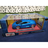 Miniatura Maisto Lamborghini Gallardo Azul 1 18 Na Caixa
