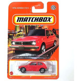 Miniatura Matchbox 1976 Honda Cvcc Carrinho Japão Jdm 1/64
