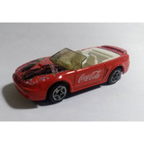 Miniatura Matchbox Mustang Conversível 99 Edição Coca Cola