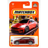 Miniatura Matchbox Tesla Model Y Lote E 2022 Carrinho Ferro