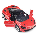 Miniatura Mclaren 720s Metal E Fricção Escala 1 36 Vermelho