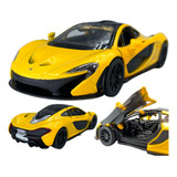 Miniatura Mclaren P1 Carro Ferro Coleção 13cm Kinsmart