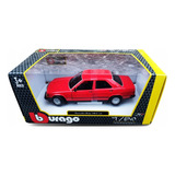 Miniatura Mercedes 190e Ano 1987 18 21103 1 24 Vermelho