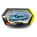 Miniatura Mercedes benz 190 E 2 6 Azul Burago 1 24