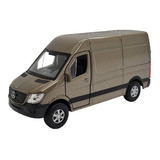 Miniatura Mercedes Benz Sprinter Furgão Marron