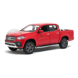 Miniatura Mercedes Benz X Class Vermelho Welly 1 27