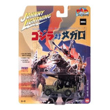 Miniatura Metal Cultura Pop 2020 R1 1/64 - Johnny Lightning Cor Word War Ii Mb Jeep Willys - Godzilla