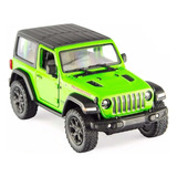 Miniatura Metal Jeep Wrangler Verde 2018