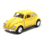 Miniatura Metal Volkswagen Fusca Amarelo 1967