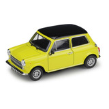 Miniatura Mini Cooper 1300 Amarelo Welly 1/24