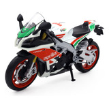 Miniatura Moto Aprilia Rsv4 Rr1000 1:12 17cm Tipo Honda Cbr 