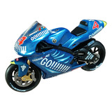 Miniatura Moto Competição Yamaha Yzr m1 Alex Barros s emb 