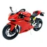 Miniatura Moto Ducati 1199 Panigale 1:12 Maisto Cor Vermelho