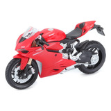 Miniatura Moto Esportiva Ducati Panigale 1199 Motinha Maisto
