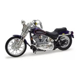 Miniatura Moto Harley davidson 2001 Fxsts Springer 1 18