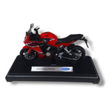 Miniatura Moto Honda 2018 Honda Cbr650f 1:18 Welly Dm Toys