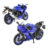 Miniatura Moto Honda Bmw Kavazaki Suzuki Metal 1 18 Grau Top