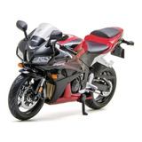 Miniatura Moto Honda Cbr 600rr Vermelha Maisto 1 12