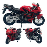 Miniatura Moto Honda Cbr600rr Coleção Escala 1 18