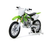 Miniatura Moto Kawasaki Kx 250f Trilha Motocross Maisto 1 18