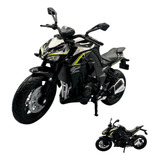 Miniatura Moto Kawasaki Z1000 Escala 1 18 Coleção Welly