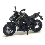 Miniatura Moto Kawasaki Z1000r 2017 Preta