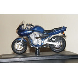 Miniatura Moto Suzuki Bandit S Azul, Escala 1:18 Na Caixa !