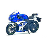 Miniatura Moto Suzuki Gsx R1000 R 2021 1 18 Burago Azul