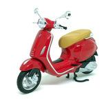 Miniatura Moto Vespa 150 Primavera Vermelha