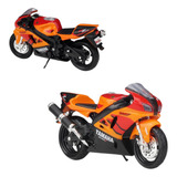 Miniatura Moto Yamaha Yz r7 Laranja Maisto 1 18