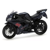 Miniatura Moto Yamaha Yzf R1 1 18 Maisto Roxa Preta