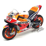 Miniatura Motogp 2021 1 18 Maisto Honda Rc213v 11 Cm