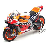 Miniatura Motogp 2021 Honda Marc Marquez Maisto 1 18 11 Cm 