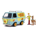 Miniatura Mystery Machine C boneco Salsicha Scooby Jada 1 24