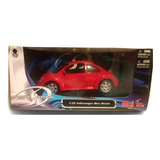 Miniatura New Beetle Fusca Maisto Vermelho 1 25 Volkswagen