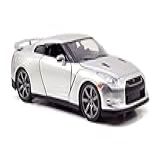 MINIATURA NISSAN GT-R -R35- PRATA 1-24