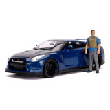 Miniatura Nissan Gt r Brian Led Velozes E Furiosos Jada 1 18