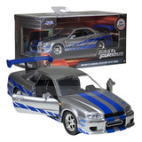 Miniatura Nissan Skyline Gtr R34 Velozes E Furiosos 1 32
