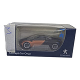 Miniatura Norev Peugeot Concept Car Onix Escala 1 64 Preto