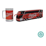 Miniatura Ônibus Coca cola caneca 4
